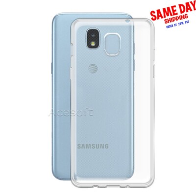 Natural Tactility Crystal Soft TPU Cover Case for Samsung Galaxy J3 Orbit  S367VL
