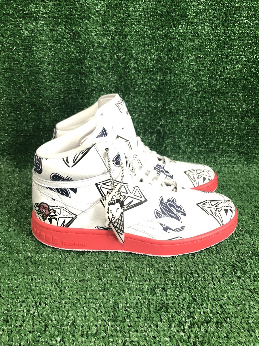 Reebok Ice Cream X BBC Diamonds and Dollars White High Top Reebok Ice Cream X BBC Diamonds and Dollars White High Top