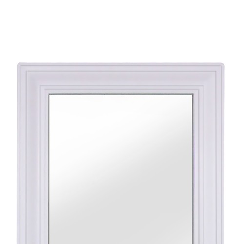 Teamson Home Stratford Wooden Wall Mirror with Storage Shelf, White - Picture 9 of 9