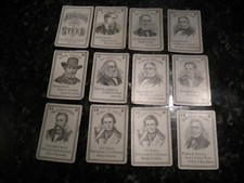 Vintage Antique Author Card Game-
