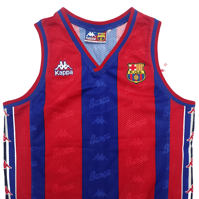 Kappa FC Barcelona ユニフォーム 3枚 90年代 FC Barcelona 90s Vintage Kappa Shirt Basketball Mens Jersey Spain