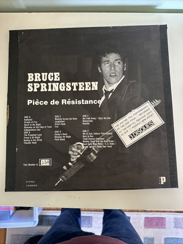 Bruce Springsteen Piece De Resistance Number 550