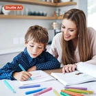 12 Pack No Bleed Bible Gel Highlighters for Journaling and School Study