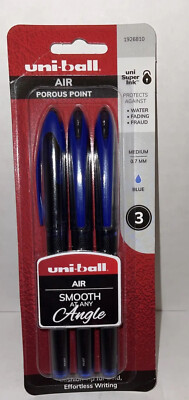 Uni-ball Lot De 3 Marqueurs à Pointe Fine 0,6 Mm Encre Noire