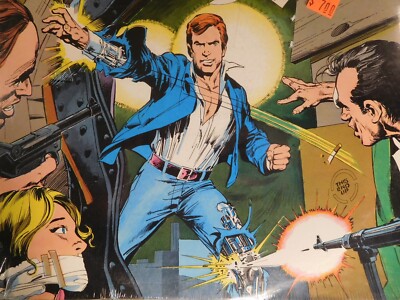 Vintage Sealed The Six Million Dollar Man #8166 LP Record Album