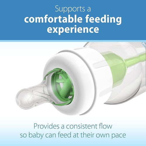 Dr. Brown’s Natural Flow Level 2 Narrow Baby Bottle Silicone Nipple, - Picture 4 of 6