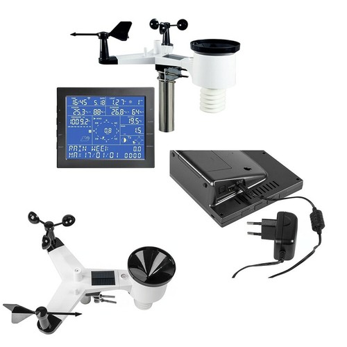 Profi Funk Wifi Wetterstation mit Solar Regen- und Windmesser App PC Auswertung - Bild 1 von 10