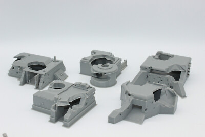 Destroyed Bunkers 1/72 Various Types You Pick