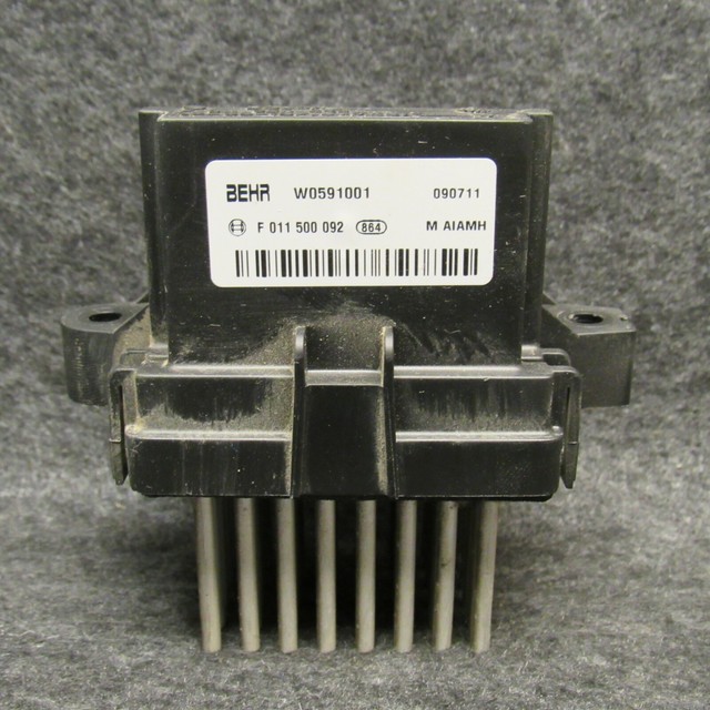 20112014 Dodge Grand Caravan Rear Blower Motor Resistor W0591001 OEM