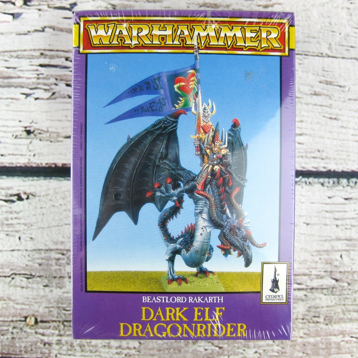 送料無料◇WARHAMMER/ウォーハンマー ： DARK ELF DREADLORD ON BLACK