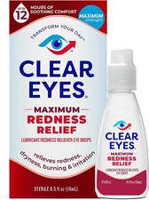 Clear Eyes Redness Relief Eye Drops 0.5oz