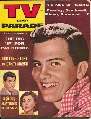 MAG: TV Star Parade 3/1957-Ideal-Pat Boone-Buster Crabbe & Cuffy-Sgt Bilko-G