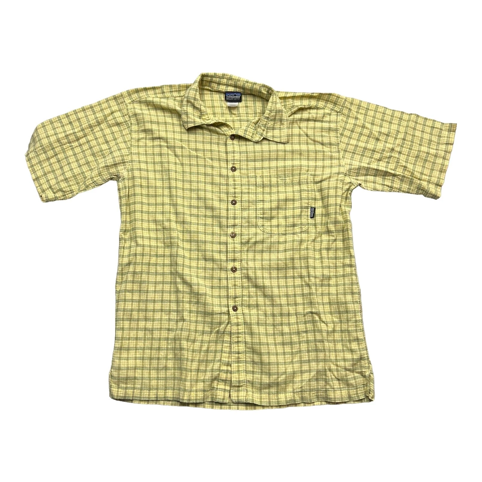 Camisas para hombre Patagonia geométricas hawaianas informales con botones