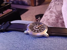 Mini John Copper Well Crafted, 7 Jewel Wrist Watch With Rubber Wristband 