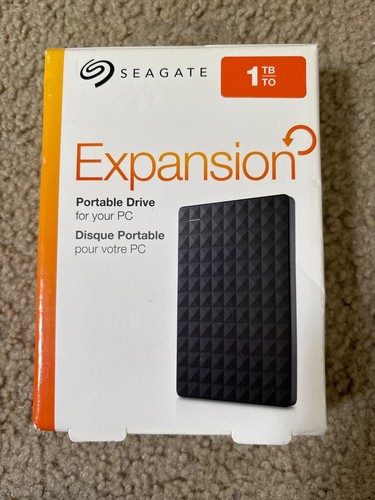 Seagate Expansion 1 TB Portable Hard Drive USB 3.0 Model SRD0NF1