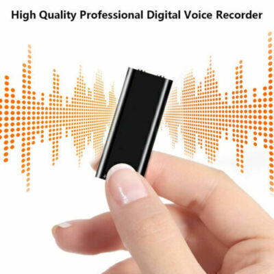 Verstecktes Mini-Audio-Voice-Recorder-Abhörgerät 8 Stunden 8 GB Bug-Aufzeichnung