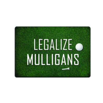 Tin Signs Man Cave Décor - Metal Sign 12 x 8 in. Legalize Mulligans