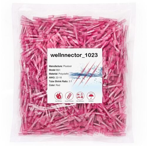 500/100x Waterproof Heat Shrink Butt Wire Splice Crimp Connectors Terminals Kit - Picture 3 of 32