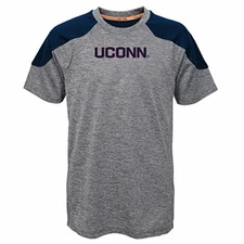 NCAA by Outerstuff  Connecticut Huskies Youth Boys "Gamma" Short Sleeve Perfo...