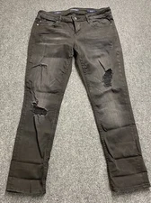 Vigoss The Thompson Tomboy Jeans Black Distressed Women’s Size 29
