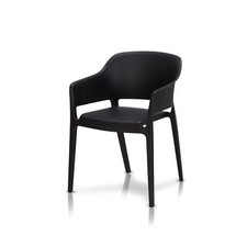 Gartenstuhl Stapelsessel Bistrostuhl Kunststoff Outdoor pflegeleicht 3 Farben