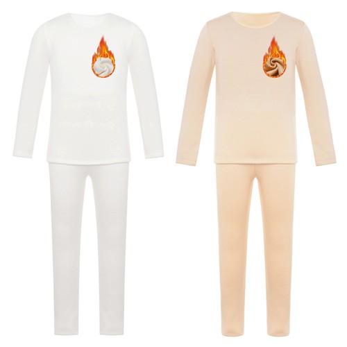 Kids Girl's Pullover And Pantyhose Solid Color Top With Pants Performance Warm - Picture 3 of 26