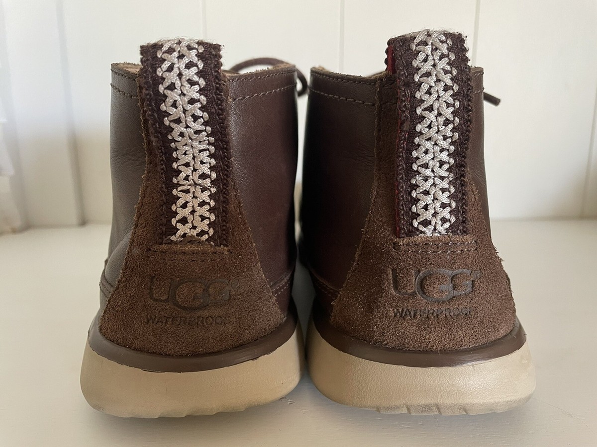 UGG Mens Freamon Chukka Boots Chocolate Brown Waterproof Leather Lace Up 10 Ugg Men's Freamon Chukka UGG Men main image 3
