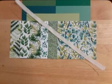 Stampin Up! FOREVER GREENERY 6 X 6" Designer Paper Card Kit RARE