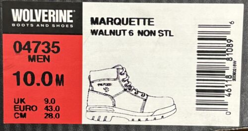 Wolverine W04735 - Marquette Non Steel-Toe Boot - 6" - Size 10 - Picture 4 of 4