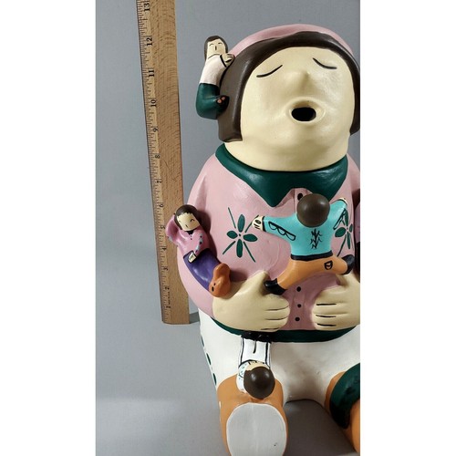 Vintage Storyteller Arts Southwestern Native American Pottery Cookie Jar - Picture 10 of 10