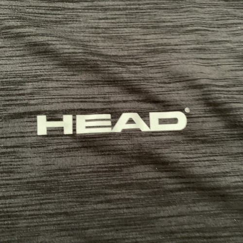 HEAD Athletic Short Sleeve Heathered Dark Gray Black T-Shirt Mens S #333 - Picture 2 of 5