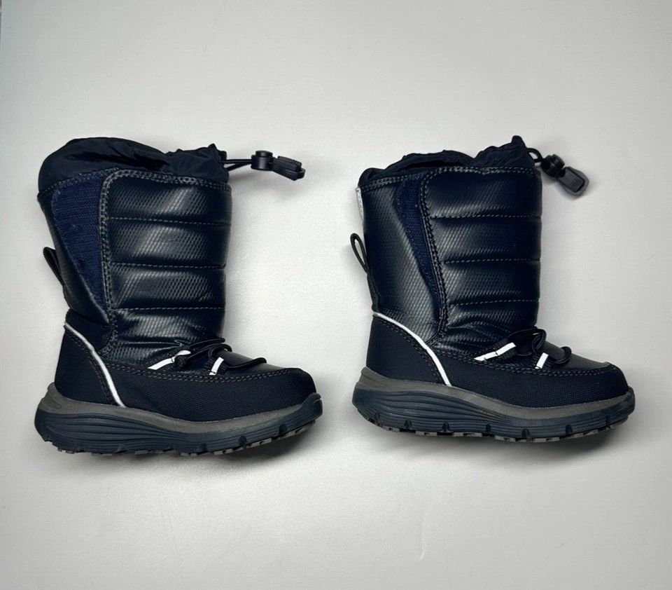 Lands End Little Kids 雪地靴 学步儿童 尺寸 7M 海军蓝 — 第 2/4 张图片
