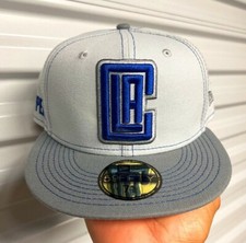 Los Angeles Clippers NBA Gray Fitted Hat - New