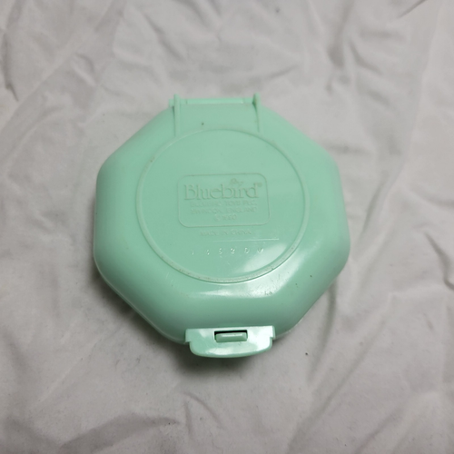 Polly Pocket Polly’s School Vintage 1990 Green Octagon Compact Male Figure Man - Picture 2 of 7