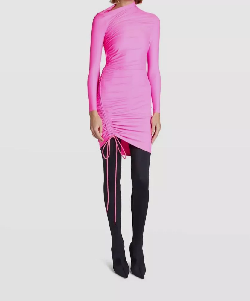 Balenciaga shop pink turtleneck