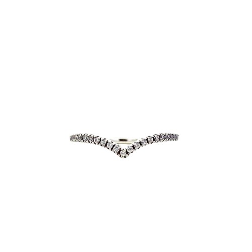 Pandora Sparkling Wishbone Ring