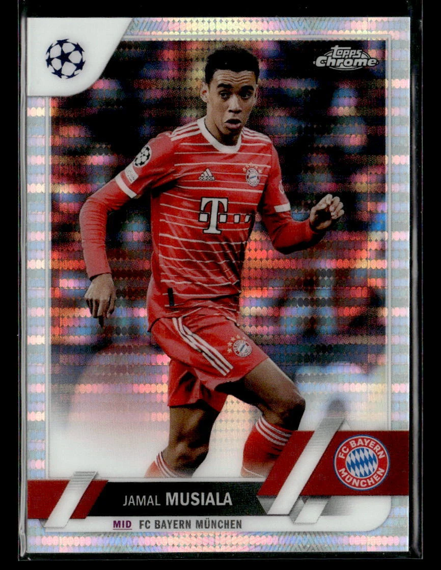 2022-23 Topps Chrome UEFA Club Competitions Jamal Musiala #42 for