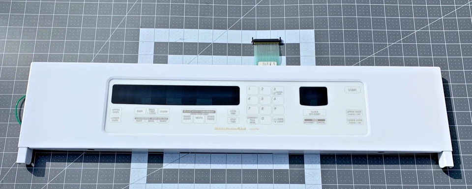 KitchenAid 27" painel de controle de forno duplo branco 8302757 8302756 **Garantia - Imagem 2 de 4