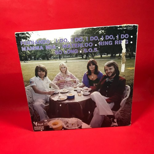 ABBA Golden Double Album 1976 French vinyl LP Fernando Mamma Mia Waterloo SOS C - Picture 2 of 9