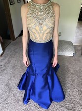 Jovani royal blue gown size 0