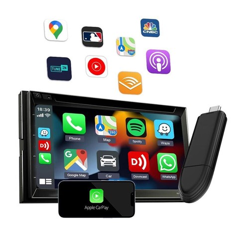Wireless CarPlay Converter - 600+ Car Compatibility, No Android/BMW - Picture 2 of 9