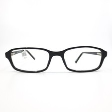 MP202114 BK Black Mens Rectangle Full Rim Eyeglasses 53-17-140