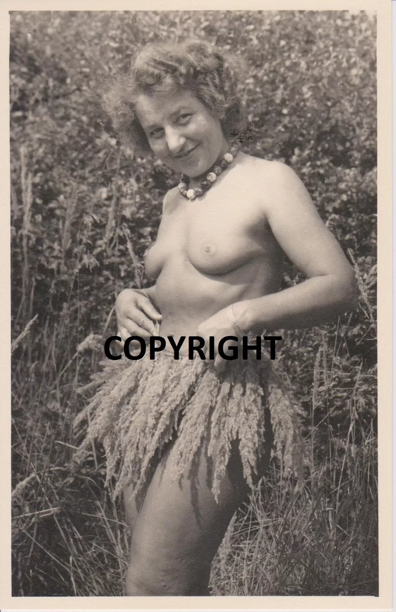 vintage photo amateur privat 40s femme nue ds champs akt foto akt foto  snapshot | eBay