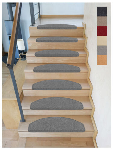 Stufenmatten Treppenteppich Vorwerk Toscana Halbrund in 6 Farben 14-30 Stck. - Bild 24 von 26