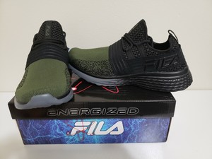 fila army green shoes