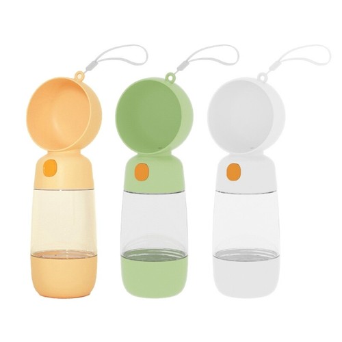 Pet Water Bottle Bowl+Food Dispenser Go out Outdoor Drinking Cup Dog eBay