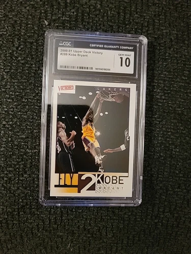 2000-01 Upper Deck Victory Basketball Kobe Bryant #289 - CGC 10 - KB29
