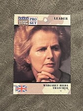 1991 Pro Set Desert Storm Margaret Hilda Thatcher #84 NM-MT Prime Minister UK