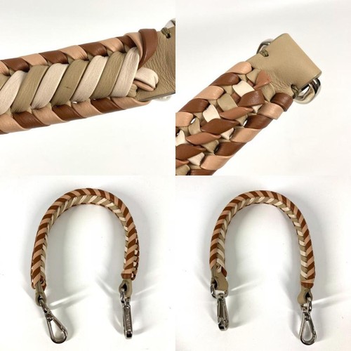 Fendi Strap You Stripe Bicolor Bag Accessories Shoulder Strap Beige - Picture 9 of 10