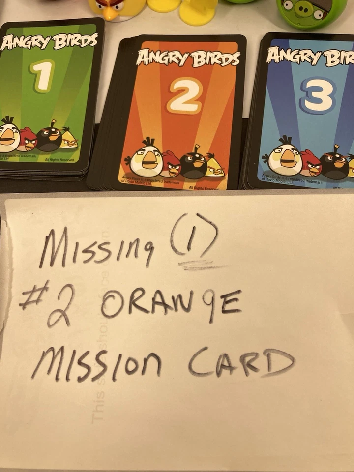 Mattel Angry Birds Knock on Wood Juego Versión práctica Falta 1 #2 Tarjeta de misión Foto 2 de 4